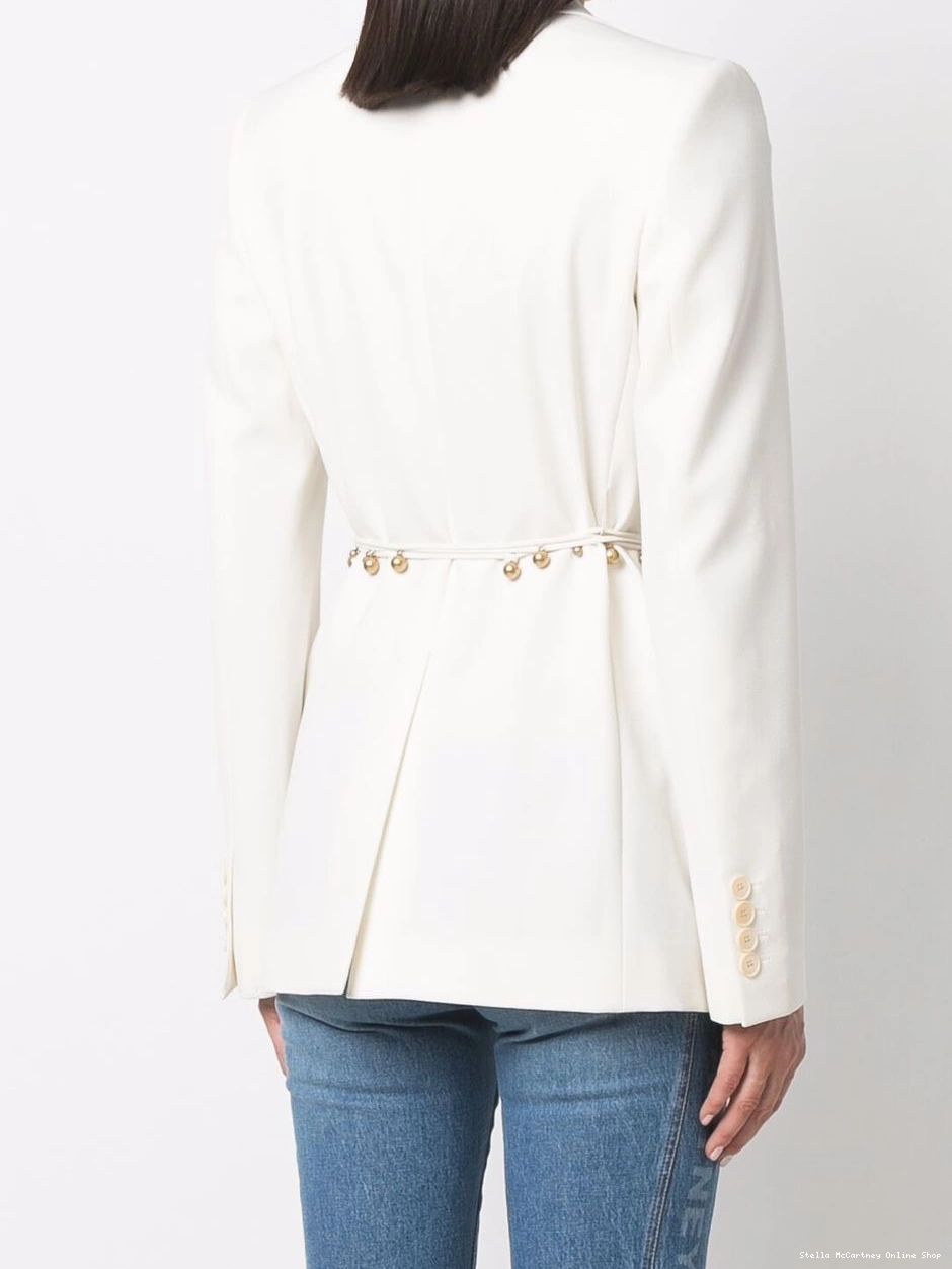 Affordable blazer single-breasted Stella belted Women McCartney 0719